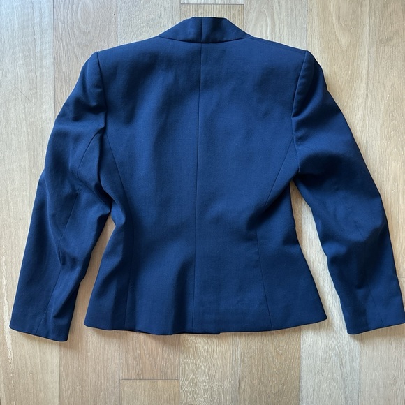 Givenchy Couture Vintage Navy Blue Jacket Top - Picture 3 of 5